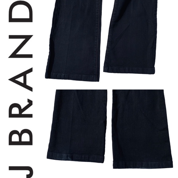 🌹SOLD🌹 J BRAND Dark Wash Love Story Flare Jeans in Jett - Picture 10 of 16
